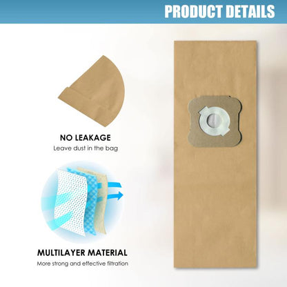 9pcs For Kirby G4/G5 Vacuum Cleaner Paper Dust Bag - Other Accessories by buy2fix | Online Shopping UK | buy2fix