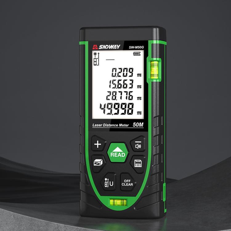 SNDWAY SW-M70G 70M Indoor Outdoor General Purpose Green Laser Range Finder - Laser Rangefinder by SNDWAY | Online Shopping UK | buy2fix