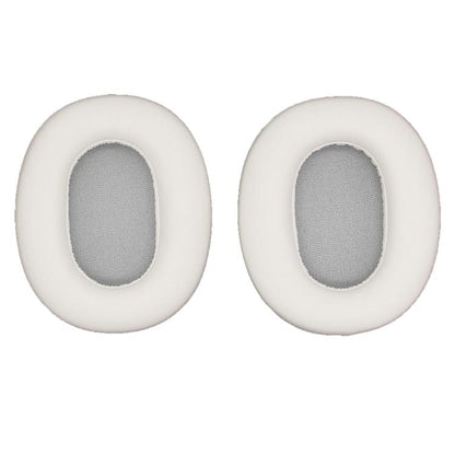 For Edifier W830NB 1pair Bluetooth Headset Leather Sponge Cover Earmuffs(White) - Earmuff & Pad by buy2fix | Online Shopping UK | buy2fix