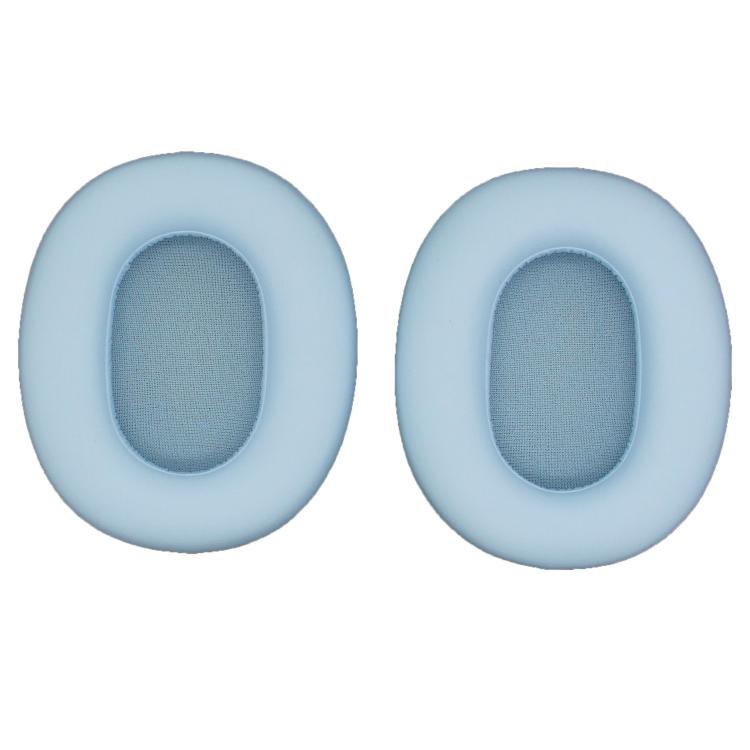 For Edifier W830NB 1pair Bluetooth Headset Leather Sponge Cover Earmuffs(Blue) - Earmuff & Pad by buy2fix | Online Shopping UK | buy2fix