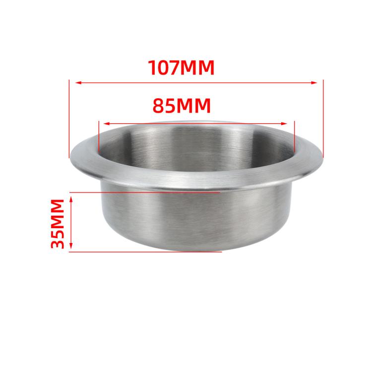 Car Yacht Stainless Steel Modified Cup Holder, Size: B Type 201 Curled Edge 35MM - Car Drink Holders by buy2fix | Online Shopping UK | buy2fix