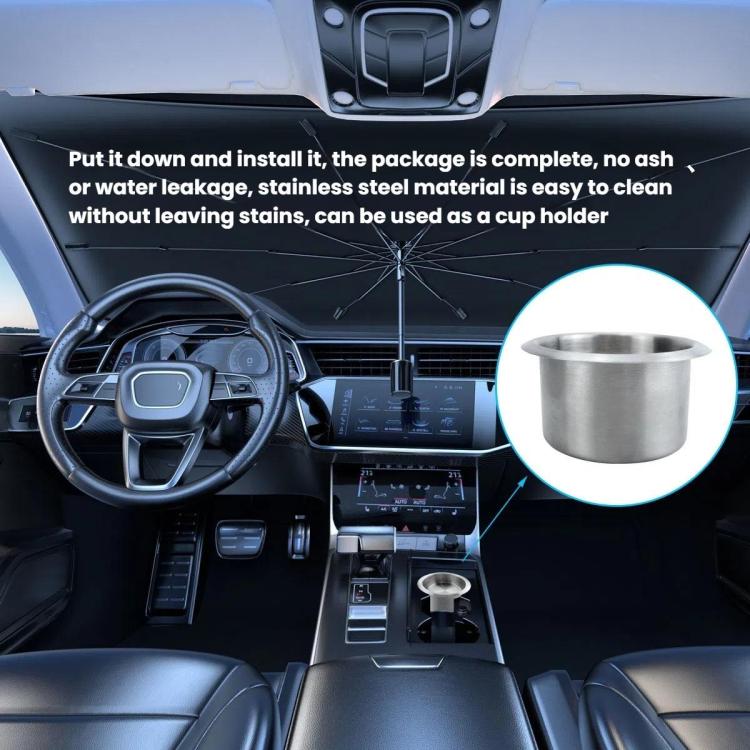 Car Yacht Stainless Steel Modified Cup Holder, Size: B Type 201 Curled Edge 35MM - Car Drink Holders by buy2fix | Online Shopping UK | buy2fix