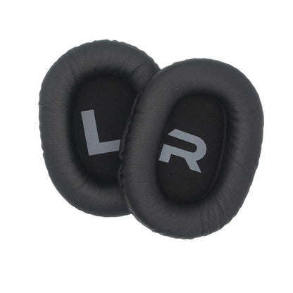 For Somic G936N / G936Pro Commander 1pair Headphones Earmuffs Sponge Covers(Black Leather) - Earmuff & Pad by buy2fix | Online Shopping UK | buy2fix