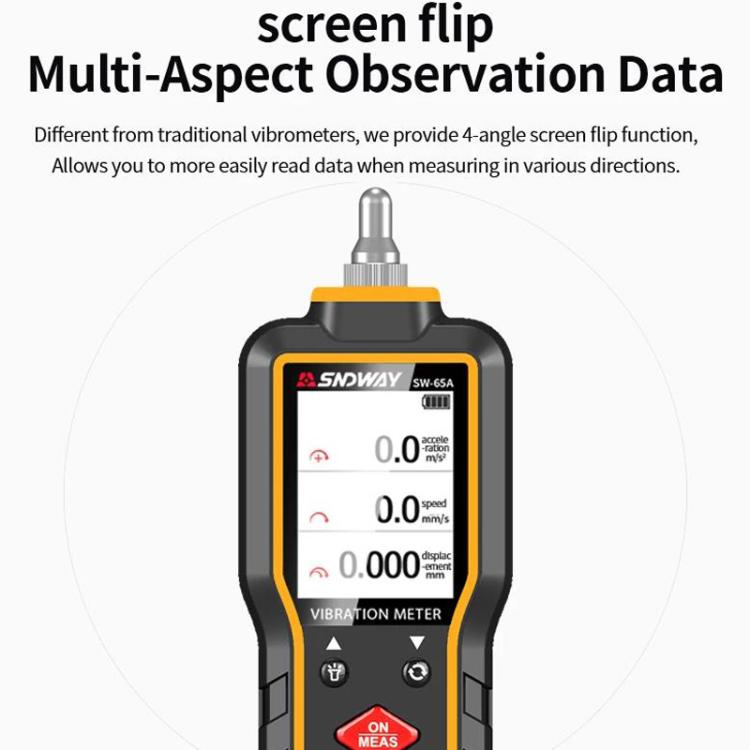 SNDWAY SW-65A Digital Vibrometer Motor Fault Vibration Detector Vibration Pen - Other Tester Tool by SNDWAY | Online Shopping UK | buy2fix