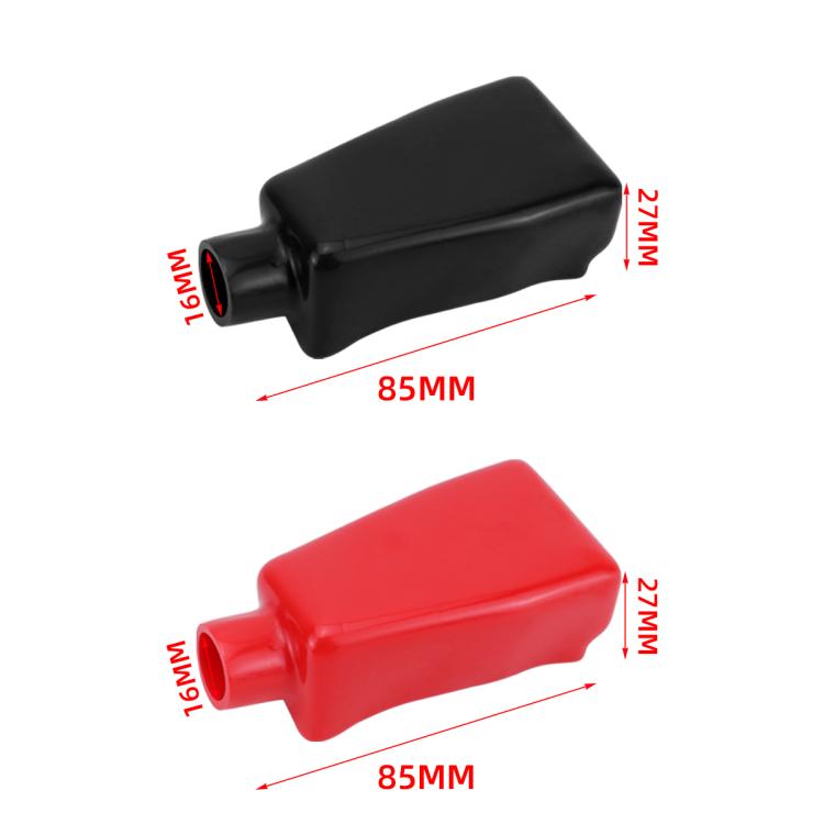 M8 RV Yacht Battery Zinc Alloy Battery Terminal Wiring Clip, Specification: 2x3/8 inch With Brush - Booster Cable & Clip by buy2fix | Online Shopping UK | buy2fix