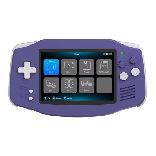 ANBERNIC RG 34XX Handheld Game Console Classic Retro Wireless WIFI Video Gaming Player, Size: Standard 32G-Without Game(Indigo)