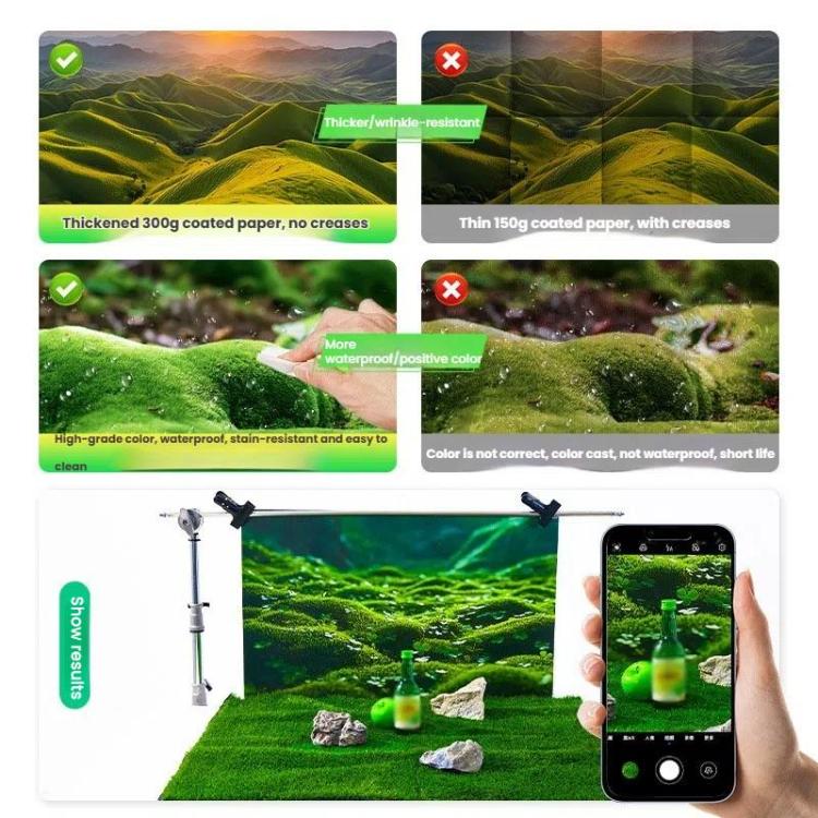 57 x 87cm Double-sided 3D Forest Photography Background Paper Photography Props(05) - Other by buy2fix | Online Shopping UK | buy2fix