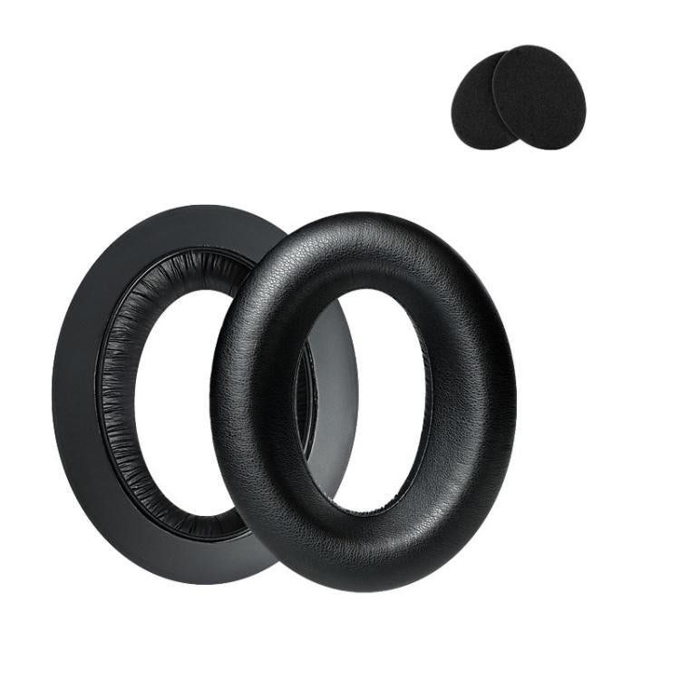 2pcs For Sennheiser HD545 / HD565 / HD580 / HD600 / HD650 Earphone Cover Sponge Earmuffs With Tuning Foam, Material: Protein Leather - Earmuff & Pad by buy2fix | Online Shopping UK | buy2fix