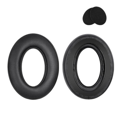 2pcs For Sennheiser HD545 / HD565 / HD580 / HD600 / HD650 Earphone Cover Sponge Earmuffs With Tuning Foam, Material: Protein Leather-Patchwork - Earmuff & Pad by buy2fix | Online Shopping UK | buy2fix