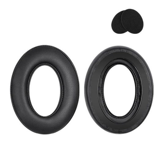 2pcs For Sennheiser HD545 / HD565 / HD580 / HD600 / HD650 Earphone Cover Sponge Earmuffs With Tuning Foam, Material: Protein Leather-Patchwork - Earmuff & Pad by buy2fix | Online Shopping UK | buy2fix