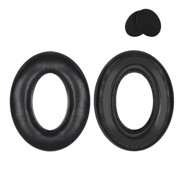 2pcs For Sennheiser HD545 / HD565 / HD580 / HD600 / HD650 Earphone Cover Sponge Earmuffs With Tuning Foam, Material: Lambskin-Patchwork - Earmuff & Pad by buy2fix | Online Shopping UK | buy2fix