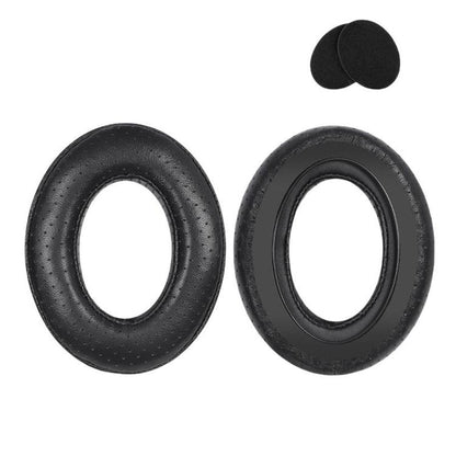 2pcs For Sennheiser HD545 / HD565 / HD580 / HD600 / HD650 Earphone Cover Sponge Earmuffs With Tuning Foam, Material: Lambskin Perforated-Patchwork - Earmuff & Pad by buy2fix | Online Shopping UK | buy2fix