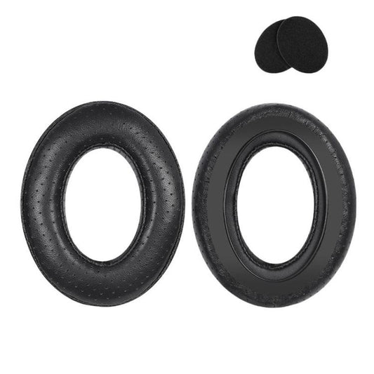 2pcs For Sennheiser HD545 / HD565 / HD580 / HD600 / HD650 Earphone Cover Sponge Earmuffs With Tuning Foam, Material: Lambskin Perforated-Patchwork - Earmuff & Pad by buy2fix | Online Shopping UK | buy2fix