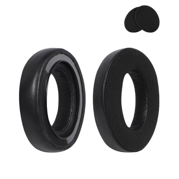 2pcs For Sennheiser HD545 / HD565 / HD580 / HD600 / HD650 Earphone Cover Sponge Earmuffs With Tuning Foam, Material: Lambskin+Gold Velvet-Patchwork - Earmuff & Pad by buy2fix | Online Shopping UK | buy2fix