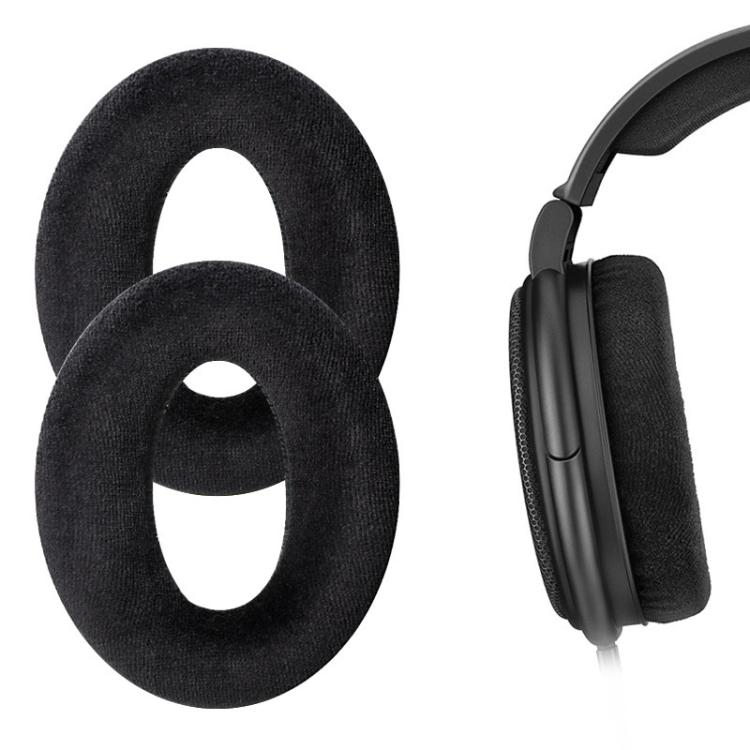 2pcs For Sennheiser HD545 / HD565 / HD580 / HD600 / HD650 Earphone Cover Sponge Earmuffs With Tuning Foam, Material: Lambskin Perforated-Patchwork - Earmuff & Pad by buy2fix | Online Shopping UK | buy2fix