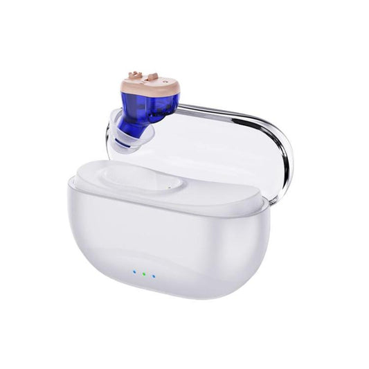 Elderly Hearing Aids In-Ear Sound Amplifier Stand-Alone Sound Collector Invisible Hearing Aids(Blue) - Hearing Aids by buy2fix | Online Shopping UK | buy2fix