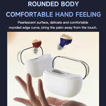 Elderly Hearing Aids In-Ear Sound Amplifier Stand-Alone Sound Collector Invisible Hearing Aids(Blue) - Hearing Aids by buy2fix | Online Shopping UK | buy2fix