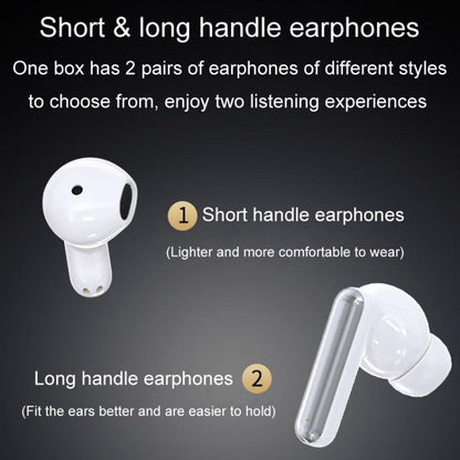 XG16 In-Ear Long-Life Couple Two-In-One Bluetooth Wireless Earphones Two Pairs Of Earphones(White) - Bluetooth Earphone by buy2fix | Online Shopping UK | buy2fix