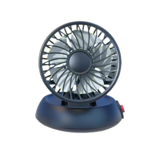 Car Single-head Three-speed Adjustable Folding High-wind Fan(White 5V USB) - Heating & Fans by buy2fix | Online Shopping UK | buy2fix