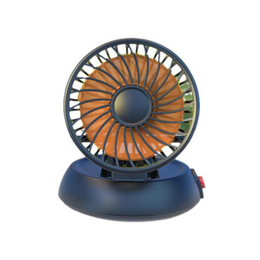 Car Single-head Three-speed Adjustable Folding High-wind Fan(Orange 12V Cigarette Lighte) - Heating & Fans by buy2fix | Online Shopping UK | buy2fix