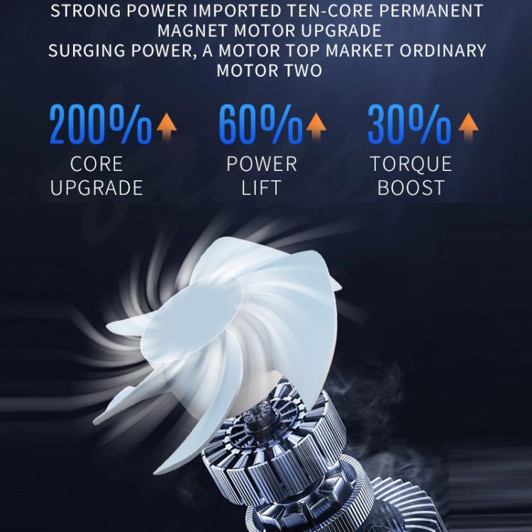Car Single-head Three-speed Adjustable Folding High-wind Fan(White 5V USB) - Heating & Fans by buy2fix | Online Shopping UK | buy2fix