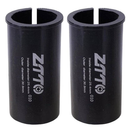 25.4-30.9mm 010 2pcs ZTTO Bicycle Seat Post Conversion Sleeve Reducer Cover(Black)