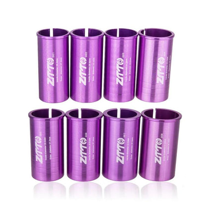 22.2-25.4mm 017 2pcs ZTTO Bicycle Seat Post Conversion Sleeve Reducer Cover(Purple) - Others by ZTTO | Online Shopping UK | buy2fix