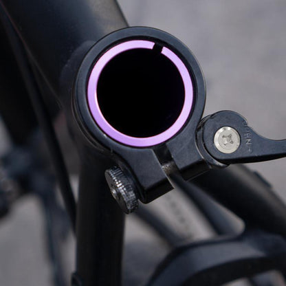 25.4-28.6mm 002 2pcs ZTTO Bicycle Seat Post Conversion Sleeve Reducer Cover(Purple) - Others by ZTTO | Online Shopping UK | buy2fix