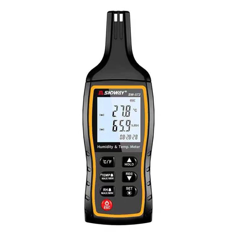 SNDWAY SW-572 Handheld Digital Temperature Humidity Meter High Sensitivity Temperature Humidity Meter - PH & Moisture Meter by SNDWAY | Online Shopping UK | buy2fix