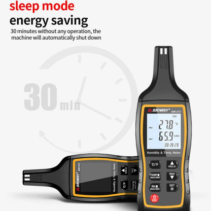 SNDWAY SW-572 Handheld Digital Temperature Humidity Meter High Sensitivity Temperature Humidity Meter - PH & Moisture Meter by SNDWAY | Online Shopping UK | buy2fix
