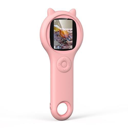 Children Science Experiment Set Microscope Toys(Pink)