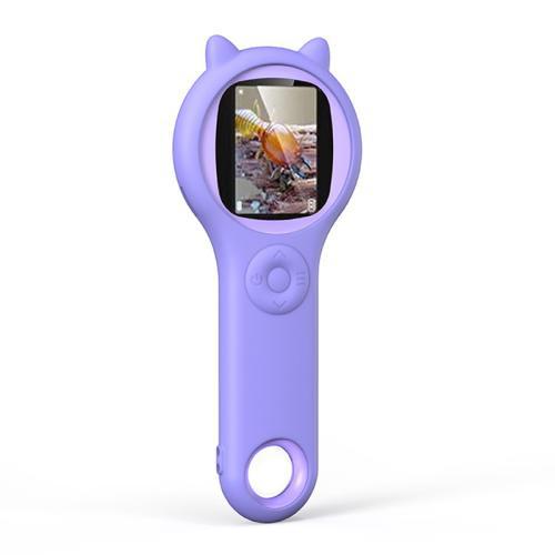 Children Science Experiment Set Microscope Toys(Purple)