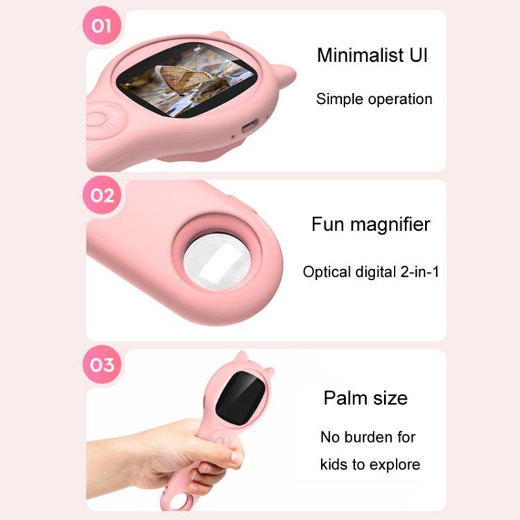 Children Science Experiment Set Microscope Toys(Pink) - Digital Microscope by buy2fix | Online Shopping UK | buy2fix