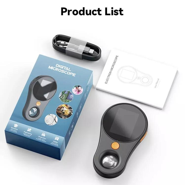 Portable Inspection Jewelry Painting Repair Optical Microscope Mini Primary Secondary Students Experiment Science Apparatus, Style: White - Digital Microscope by buy2fix | Online Shopping UK | buy2fix