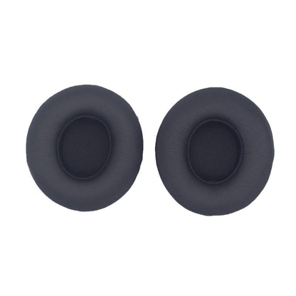 For Beats Solo 4 1pair Headphone Leather Cover Earmuffs Sponge Cover(Black) - Earmuff & Pad by buy2fix | Online Shopping UK | buy2fix