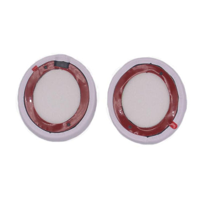 For Beats Solo 4 1pair Headphone Leather Cover Earmuffs Sponge Cover(White) - Earmuff & Pad by buy2fix | Online Shopping UK | buy2fix