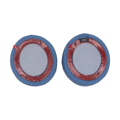 For Beats Solo 4 1pair Headphone Leather Cover Earmuffs Sponge Cover(Blue) - Earmuff & Pad by buy2fix | Online Shopping UK | buy2fix
