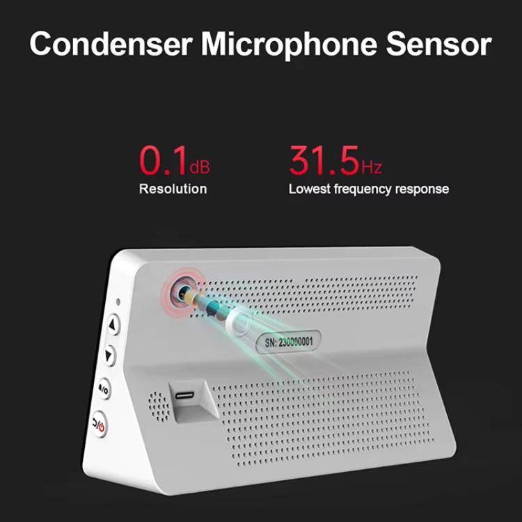 SNDWAY SW-525S Desktop Noise Meter Temperature and Humidity Meter Decibel Meter Environmental Noise Monitor - Light & Sound Meter by SNDWAY | Online Shopping UK | buy2fix