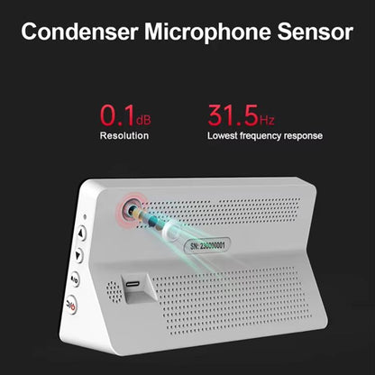 SNDWAY SW-525S Desktop Noise Meter Temperature and Humidity Meter Decibel Meter Environmental Noise Monitor - Light & Sound Meter by SNDWAY | Online Shopping UK | buy2fix
