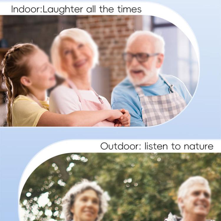 Elderly Hearing Aids Invisible Sound Amplifier Noise Reduction Collector With Digital Display Charging Compartment(Black) - Hearing Aids by buy2fix | Online Shopping UK | buy2fix
