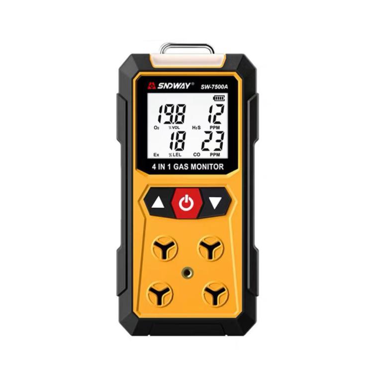 SNDWAY SW7500A 4 In 1 Gas Detector Combustible Gas Oxygen Hydrogen Sulfide Toxic and Harmful Detection Explosion-proof, Spec: Standard - Gas Monitor by SNDWAY | Online Shopping UK | buy2fix