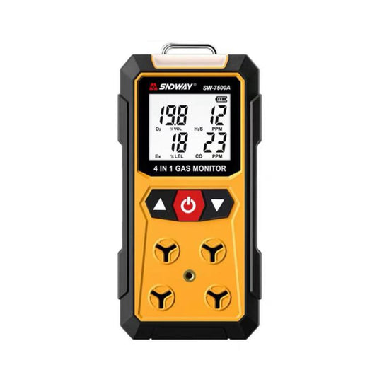 SNDWAY SW7500A 4 In 1 Gas Detector Combustible Gas Oxygen Hydrogen Sulfide Toxic and Harmful Detection Explosion-proof, Spec: Standard - Gas Monitor by SNDWAY | Online Shopping UK | buy2fix
