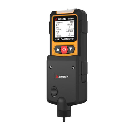 SNDWAY SW7500A 4 In 1 Gas Detector Combustible Gas Oxygen Hydrogen Sulfide Toxic and Harmful Detection Explosion-proof, Spec: With Pump Suction - Gas Monitor by SNDWAY | Online Shopping UK | buy2fix