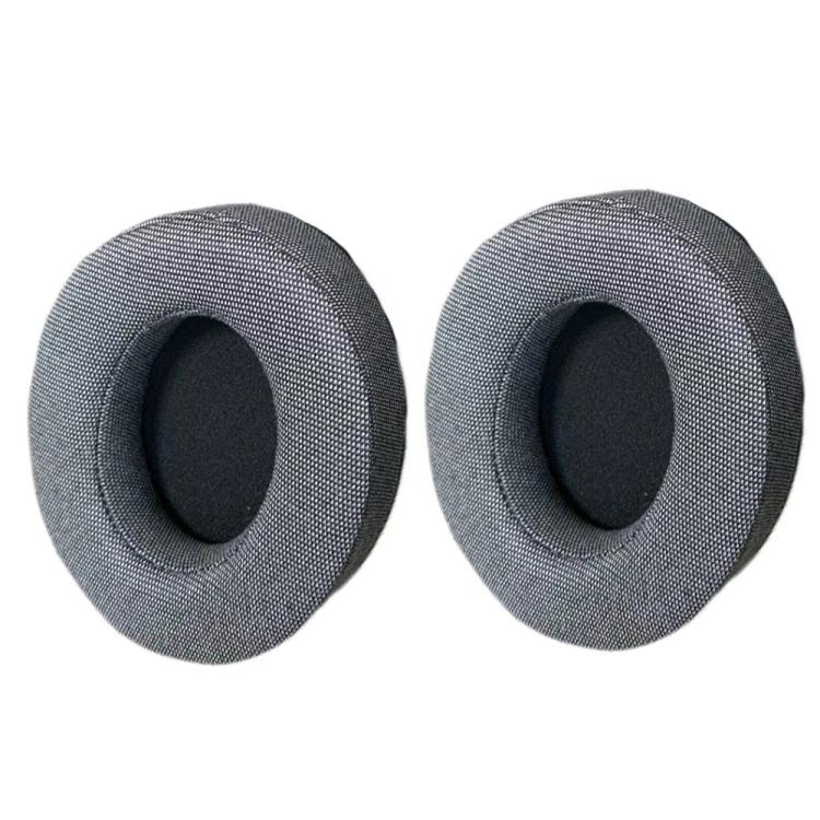 For Philips SHP9500 1pair Headphones Sponge Cover Earmuffs, Color: Gray Cotton Linen - Earmuff & Pad by buy2fix | Online Shopping UK | buy2fix