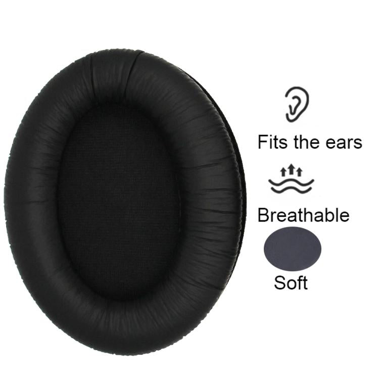 1pair Headphones Sponge Cover Earmuffs For Sennheiser HD418 / 429 / 439 / 449, Color: Protein Leather - Earmuff & Pad by buy2fix | Online Shopping UK | buy2fix