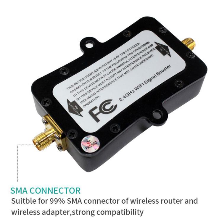 EDUP EP-AB007 2.4G Band SMA Head Remote Control Wifi Router Two-Way Signal Amplifier Extension Booster US Plug - Broadband Amplifiers by EDUP | Online Shopping UK | buy2fix