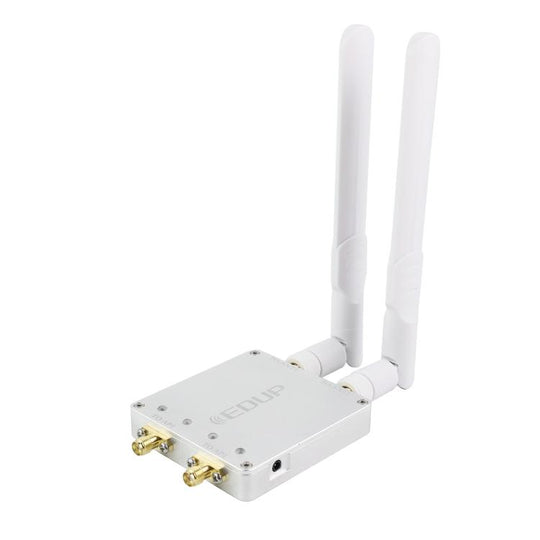 EDUP EP-AB022 2.4G+5.8G WiFi Signal Amplifier Remote Control Dual Channel 4W Expander
