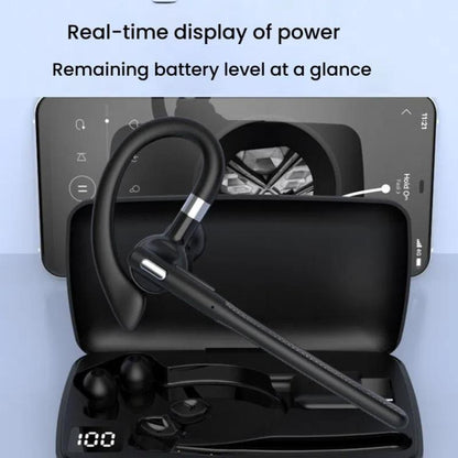 YYK-526 On-Ear Bluetooth Earphone AI Noise Reduction HD Talking Business Earphone - Bluetooth Earphone by buy2fix | Online Shopping UK | buy2fix