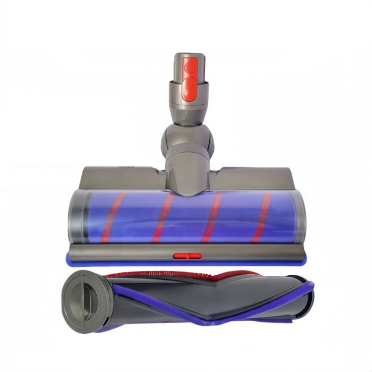 Adjustable Suction Floor Brush for Dyson V7 / V8 / V10 / V11 / V15 / G5 Vacuum Cleaners, Spec: Soft Head+Bristle Roller Set - For Dyson Accessories by buy2fix | Online Shopping UK | buy2fix