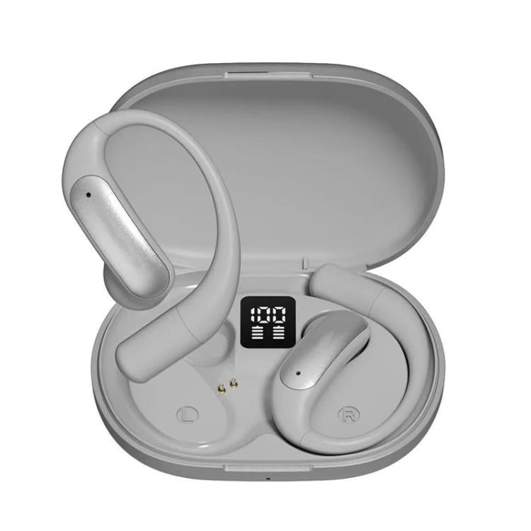M127 AI Smart Translation Bluetooth Earphones(Silver Gray) -  by buy2fix | Online Shopping UK | buy2fix